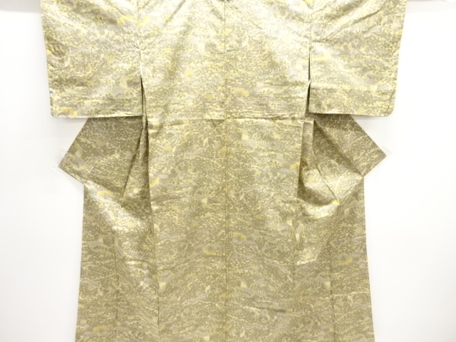 JAPANESE KIMONO / OMESHI / NISHIJIN-ORI / UNUSED / WOVEN TREES
